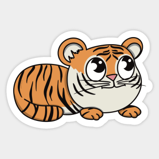Calm Tiger Sticker